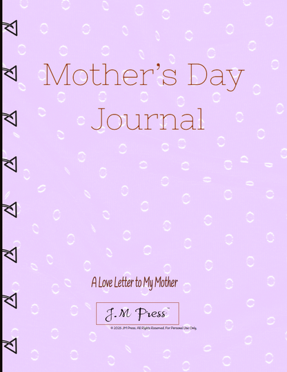 Mother’s Day Journal – A Love Letter to My Mother (Journal)