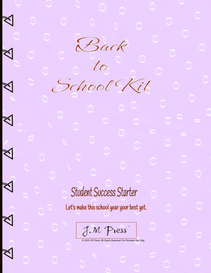Back to School Kit – Student Success Starter Journal (Special Edition)