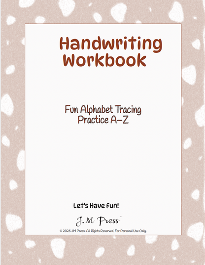 Gold Pack: Handwriting Mastery Kit — JM Press Kids Edition