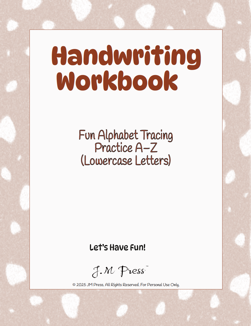 Gold Pack: Handwriting Mastery Kit — JM Press Kids Edition