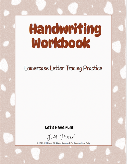 Gold Pack: Handwriting Mastery Kit — JM Press Kids Edition