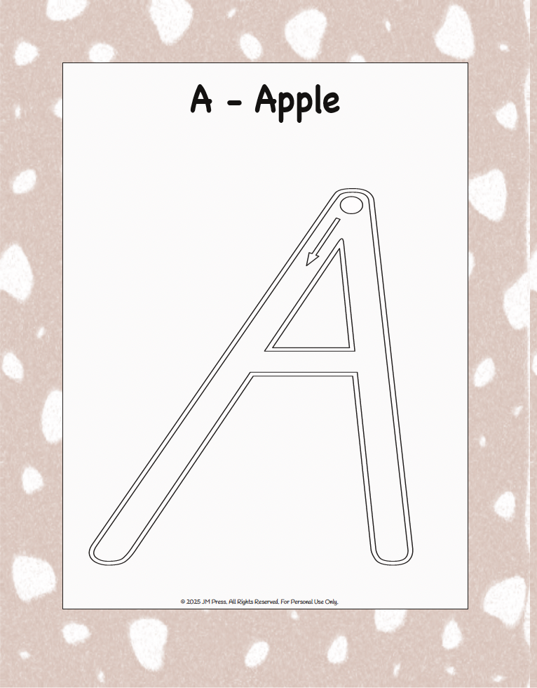 Silver Pack: A–Z Tracing Foundations — JM Press Kids Edition