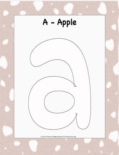 Silver Pack: A–Z Tracing Foundations — JM Press Kids Edition
