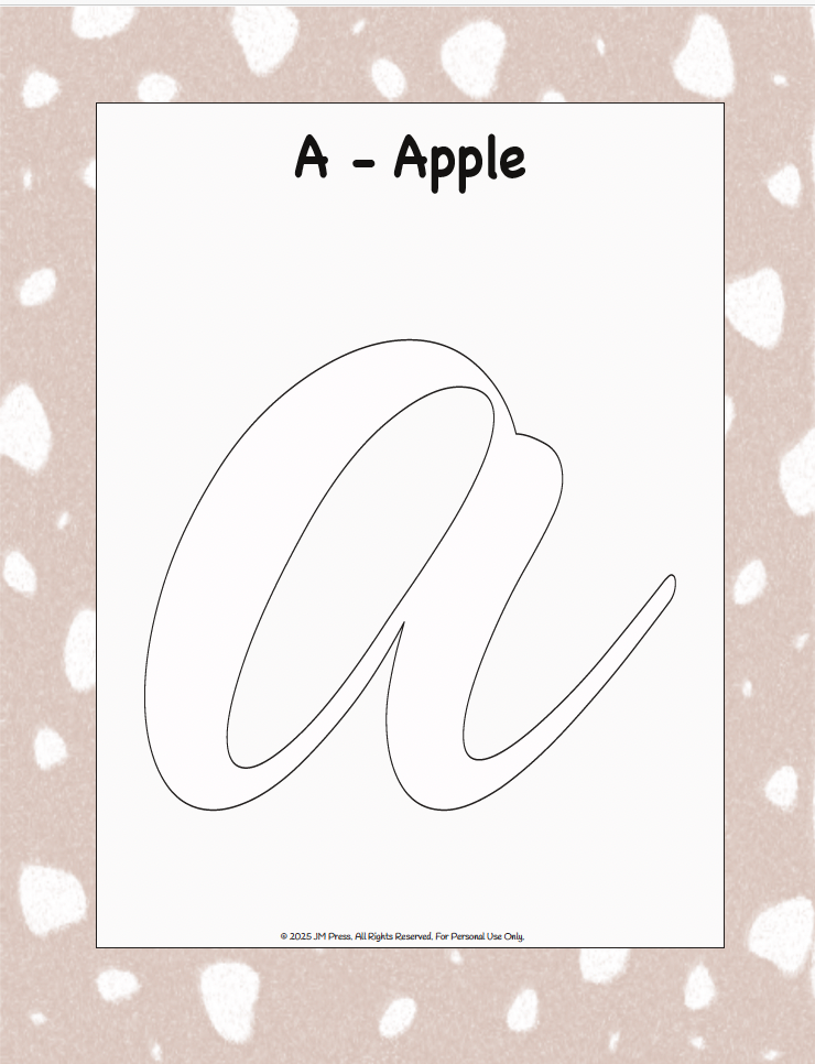 Silver Pack: A–Z Tracing Foundations — JM Press Kids Edition