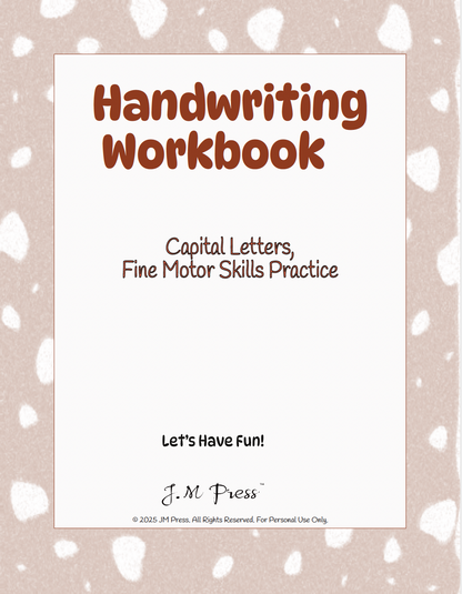 Silver Pack: A–Z Tracing Foundations — JM Press Kids Edition