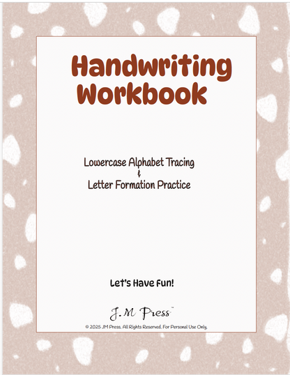 Bronze Pack: Early Tracing Starter — Kids Edition