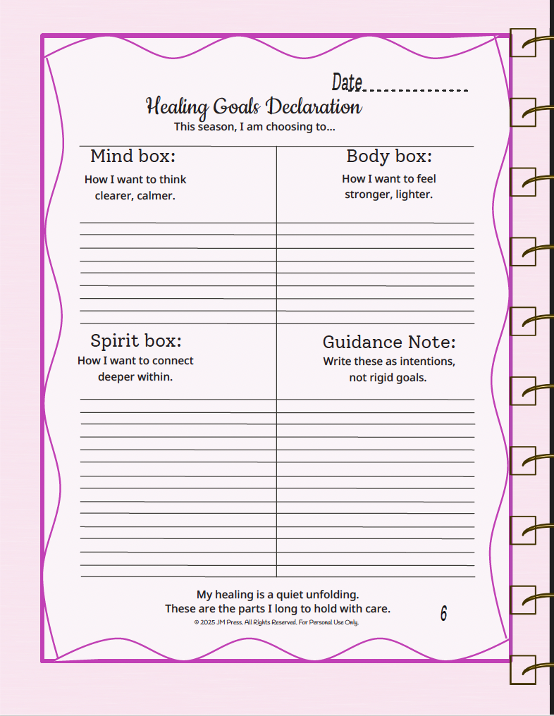 Silver Pack: Emotional Healing Starter — JM Press Wellness Edition