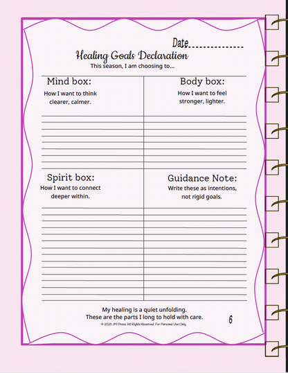 Silver Pack: Emotional Healing Starter — JM Press Wellness Edition