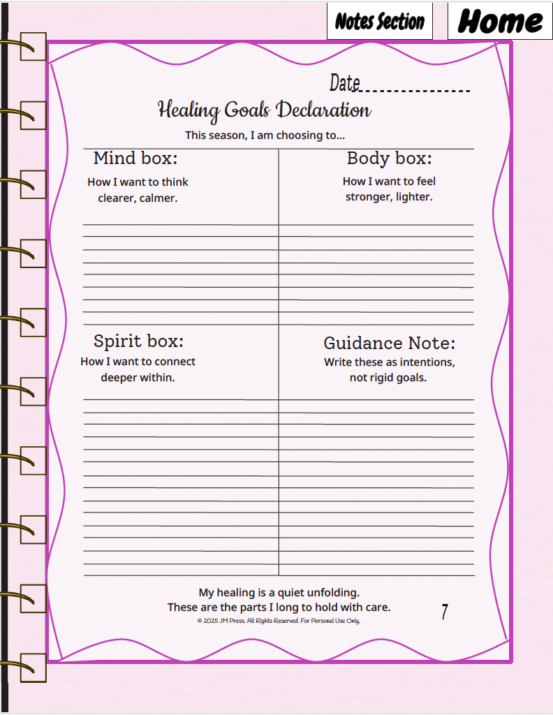 Silver Pack: Emotional Healing Starter — JM Press Wellness Edition