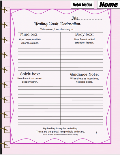 Silver Pack: Emotional Healing Starter — JM Press Wellness Edition