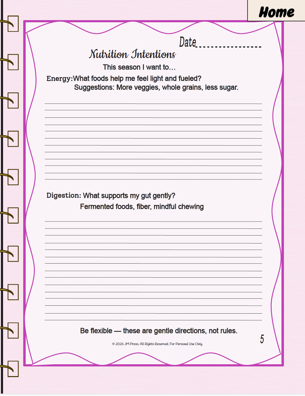 Bronze Pack: Calm & Clarity Essentials — JM Press Wellness Edition