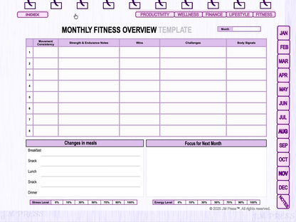 2026 Minimal Digital Planner – Undated Daily & Weekly