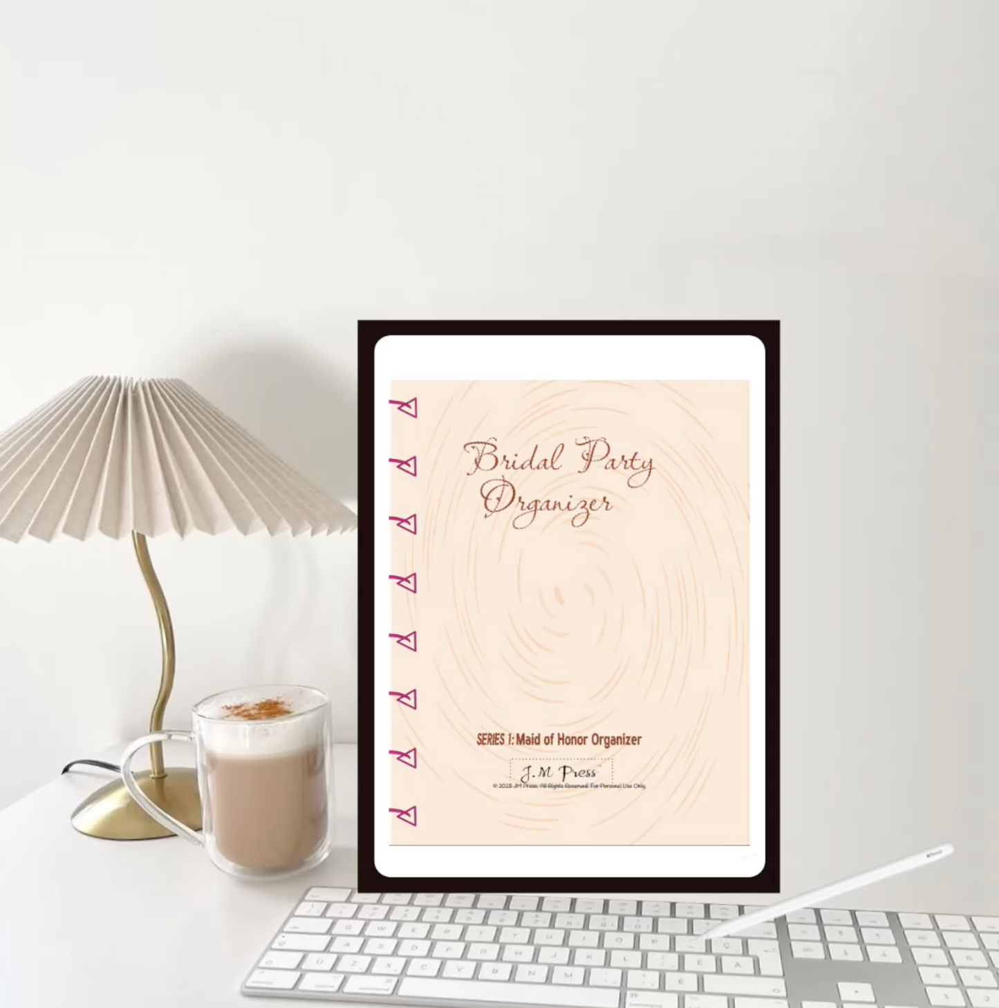 Bridesmaid Planner | Bridal Party Organizer, Team Roles, Checklists & Reflection Pages | JM Press Bridesmaid Journal