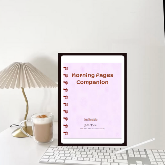 Morning Pages Companion | Sunrise Edition Mindful Journaling Notebook | JM Press Notebooks Edition