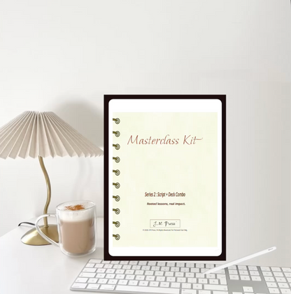 Masterclass Kit – Script & Deck Combo for Online Teaching (JM Press High Value Hub Edition)