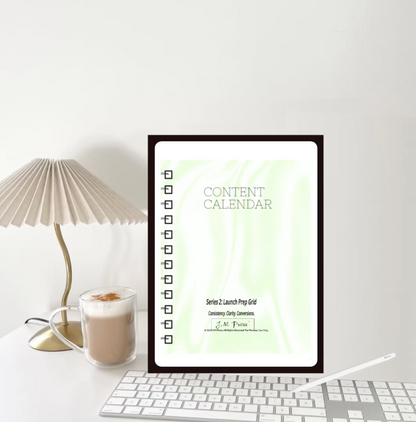 CEO Content Calendar — Launch Strategy Planner for Digital Products & Business Launches| JM Press CEO Edition