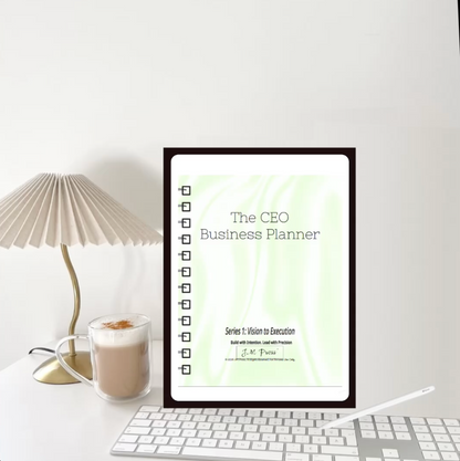 CEO Business Planner — Vision to Execution System for Entrepreneurs & Digital Business Owners