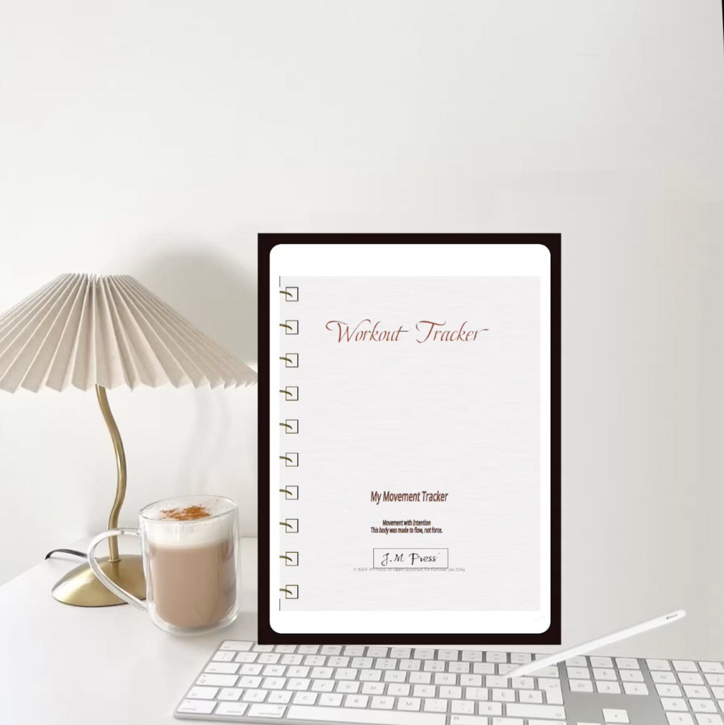 Workout Progress Tracker — Fitness, Habit & Movement Planning Journal