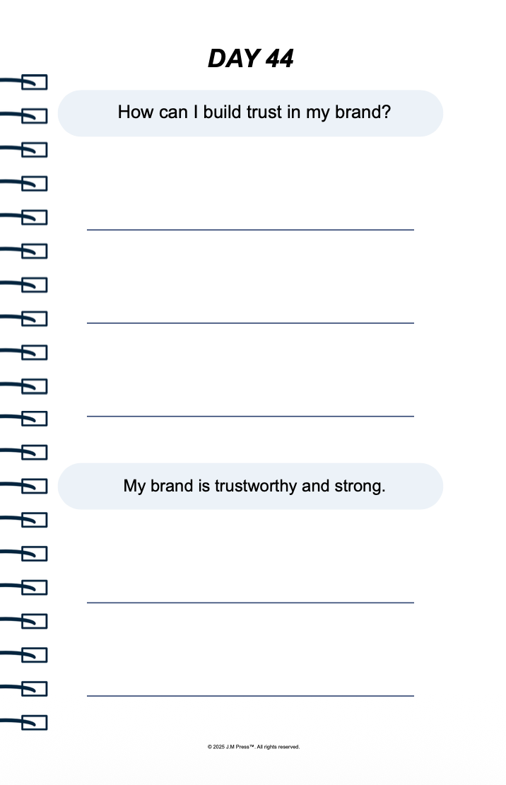 Affirmed in Business Pocket Diary | Entrepreneur Affirmation Journal for Confidence, Leadership Mindset & Daily Motivation | JM Press