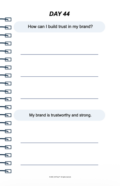 Affirmed in Business Pocket Diary | Entrepreneur Affirmation Journal for Confidence, Leadership Mindset & Daily Motivation | JM Press