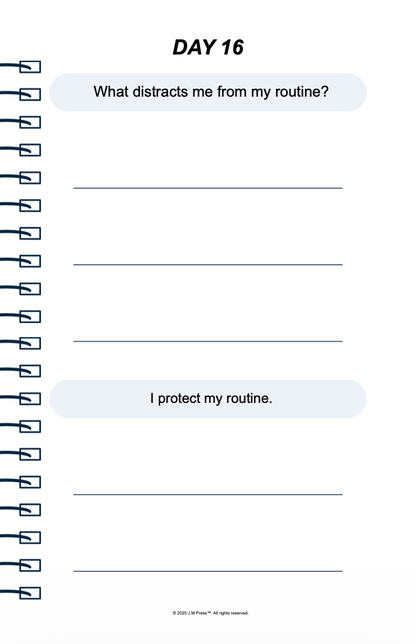 Consistency Club Pocket Diary | Habit Tracker Journal for Daily Discipline, Goal Momentum & Personal Accountability | JM Press