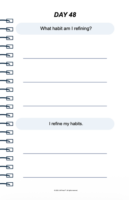 Consistency Club Pocket Diary | Habit Tracker Journal for Daily Discipline, Goal Momentum & Personal Accountability | JM Press