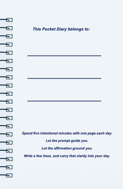 Money Mindset Pocket Diary | Wealth Mindset Journal for Financial Confidence, Abundance Thinking & Money Reflection | JM Press