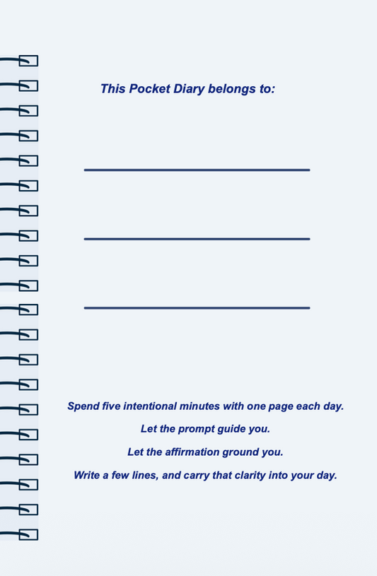 Money Mindset Pocket Diary | Wealth Mindset Journal for Financial Confidence, Abundance Thinking & Money Reflection | JM Press