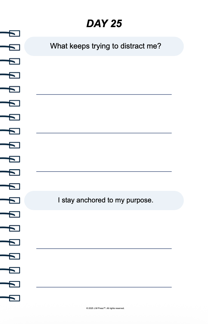 Vision Keeper Pocket Diary | Goal Vision Journal for Dreamers, Founders & Long-Term Planning | Daily Vision Alignment Diary | JM Press