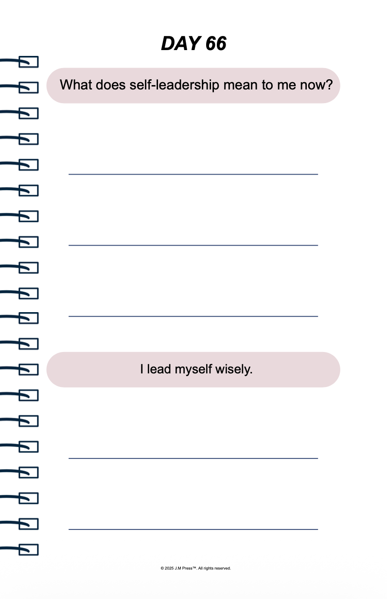 Becoming Her Pocket Diary | Future Self Journal for Personal Growth, Confidence & Life Reinvention | JM Press