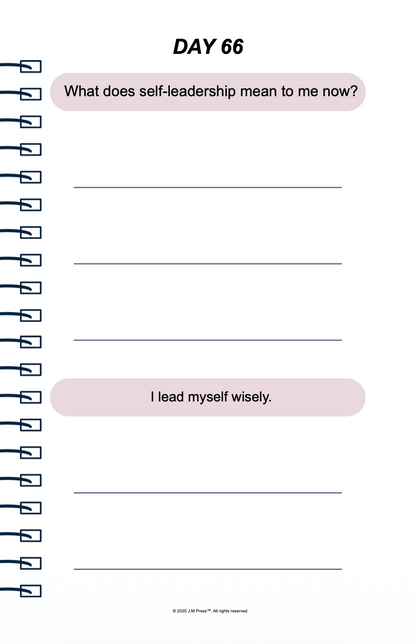 Becoming Her Pocket Diary | Future Self Journal for Personal Growth, Confidence & Life Reinvention | JM Press