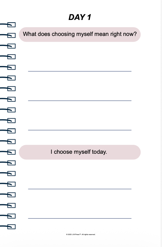 Choose You Pocket Diary | Self-Worth & Boundary Setting Journal for Women | Personal Empowerment Reflection Diary | JM Press
