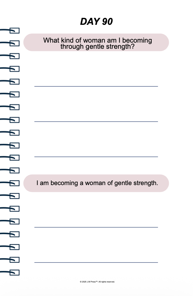 Gentle Strength Pocket Diary | Emotional Resilience Journal for Inner Strength, Quiet Courage & Balanced Living | JM Press