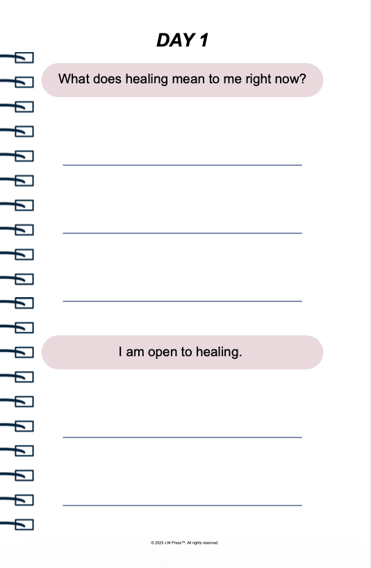 Healing Season Pocket Diary | Emotional Healing Journal for Letting Go, Grief Processing & Personal Renewal | JM Press