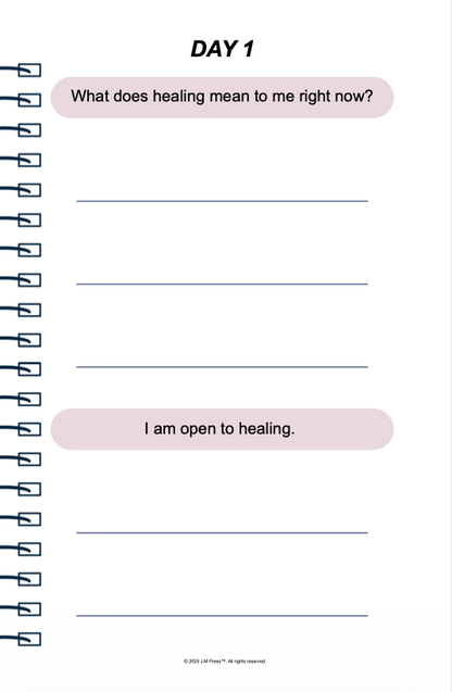 Healing Season Pocket Diary | Emotional Healing Journal for Letting Go, Grief Processing & Personal Renewal | JM Press