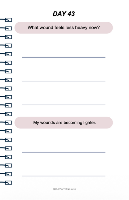 Healing Season Pocket Diary | Emotional Healing Journal for Letting Go, Grief Processing & Personal Renewal | JM Press