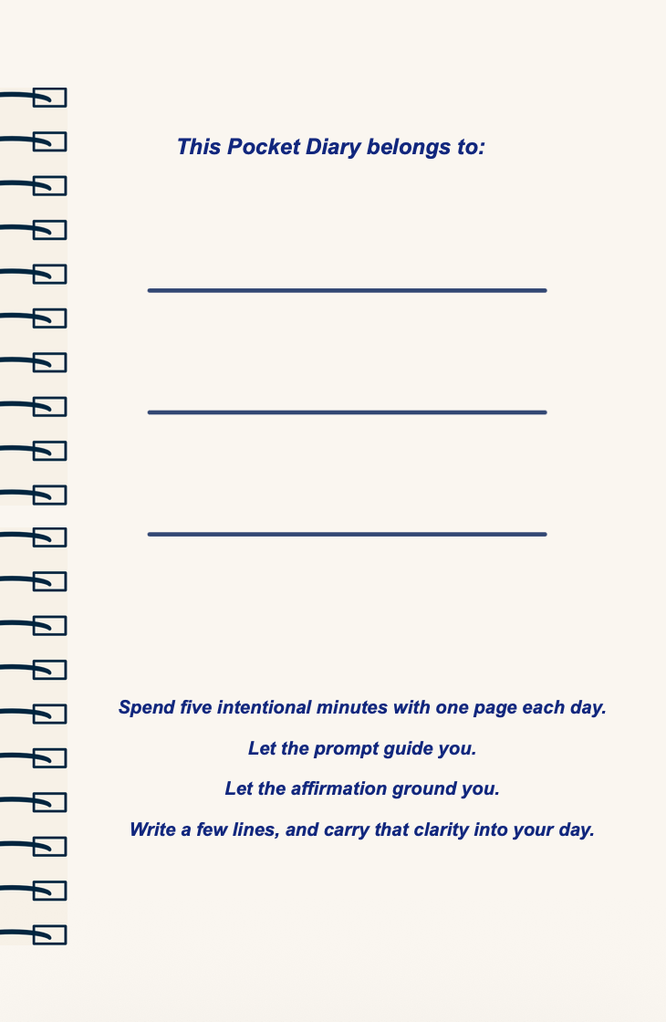 Mom Reset Pocket Diary | Burnout Recovery Journal for Mothers, Emotional Reset & Gentle Self-Care | JM Press