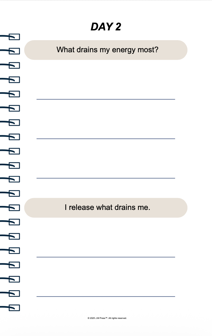 Mom Reset Pocket Diary | Burnout Recovery Journal for Mothers, Emotional Reset & Gentle Self-Care | JM Press