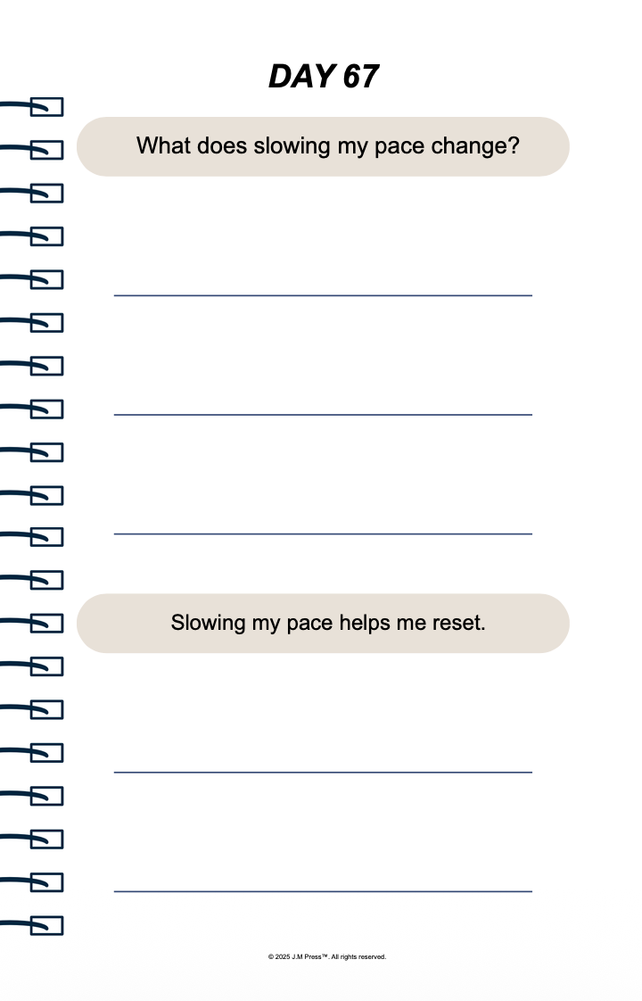 Mom Reset Pocket Diary | Burnout Recovery Journal for Mothers, Emotional Reset & Gentle Self-Care | JM Press