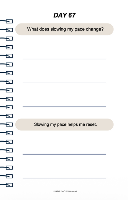 Mom Reset Pocket Diary | Burnout Recovery Journal for Mothers, Emotional Reset & Gentle Self-Care | JM Press