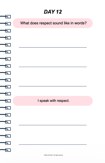 Healing Conversations Pocket Diary | Guided Journal for Difficult Conversations, Forgiveness, and Relationship Repair | JM Press