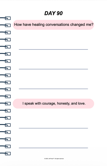 Healing Conversations Pocket Diary | Guided Journal for Difficult Conversations, Forgiveness, and Relationship Repair | JM Press