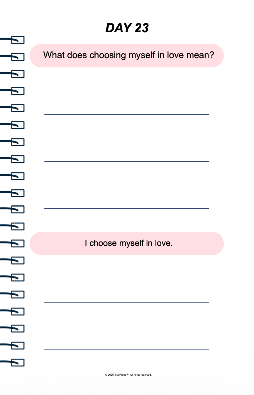 Love, Clearly Pocket Diary | Relationship Reflection Journal for Emotional Clarity, Healthy Love Patterns & Intentional Dating | JM Press
