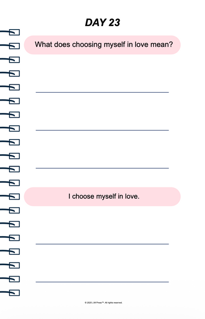 Love, Clearly Pocket Diary | Relationship Reflection Journal for Emotional Clarity, Healthy Love Patterns & Intentional Dating | JM Press