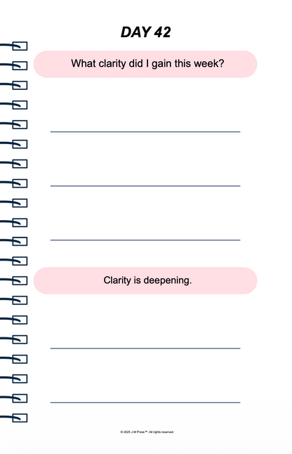 Love, Clearly Pocket Diary | Relationship Reflection Journal for Emotional Clarity, Healthy Love Patterns & Intentional Dating | JM Press