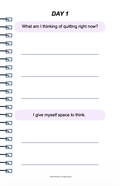 Before You Quit Pocket Diary | Decision-Making Journal for Clarity, Reflection, and Life Changes | JM Press
