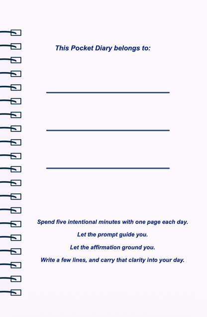 Emergency Ready Pocket Diary | Mental Readiness Journal for Stressful Situations, Clear Thinking, and Emotional Stability | JM Press