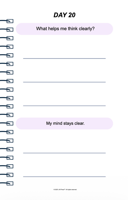 Emergency Ready Pocket Diary | Mental Readiness Journal for Stressful Situations, Clear Thinking, and Emotional Stability | JM Press
