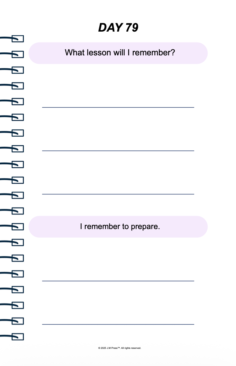 Emergency Ready Pocket Diary | Mental Readiness Journal for Stressful Situations, Clear Thinking, and Emotional Stability | JM Press