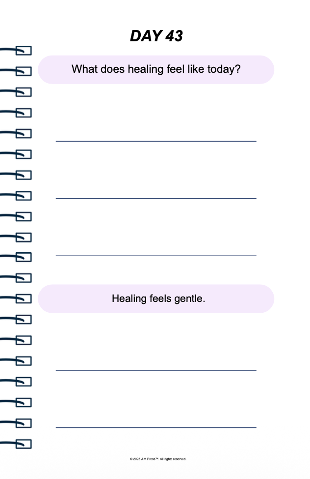 Grief & Healing Pocket Diary | Guided Journal for Processing Loss, Emotional Healing, and Gentle Recovery | JM Press